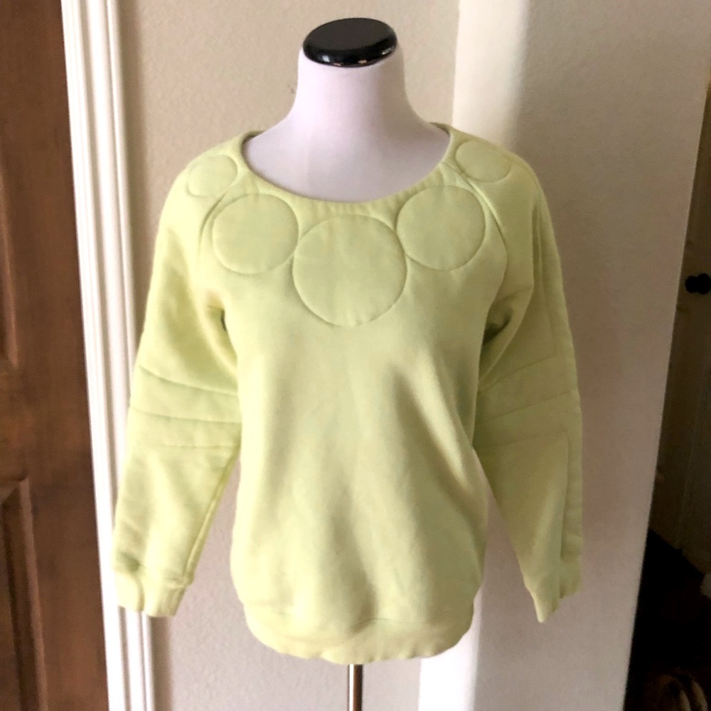 Maison Martin Margiela MM6 Streatwear Oversized Top Hip Top Neon Green X